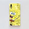 Прозрачный чехол для Samsung A04 A14 A23 M33 M53 Realme 10 9 C35 C55 VIVO X80 Infinix Hot 30 Note 11 Tecno Spark 8P Pro S-40 Spongebob