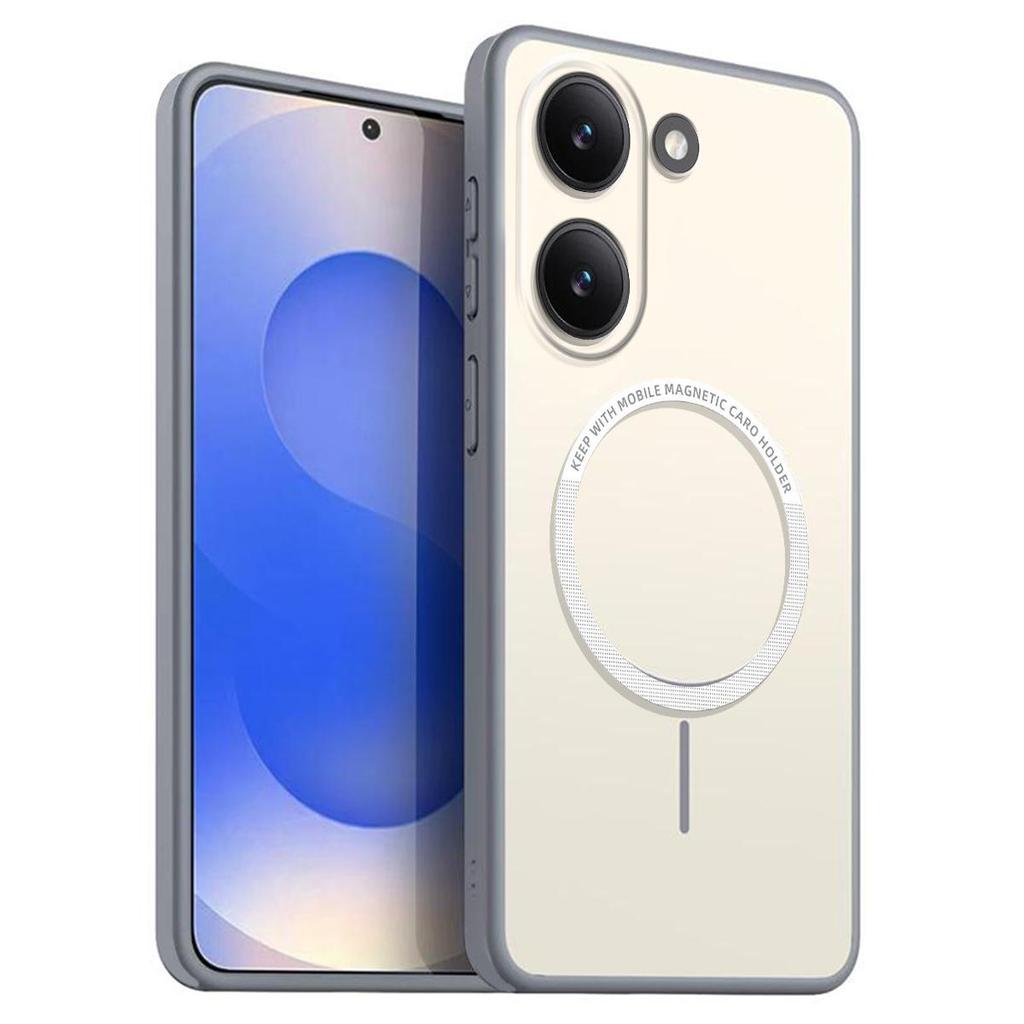 Матовый полупрозрачный магнитный чехол для телефона Xiaomi POCO X8 Pro Мягкая крышка из ТПУ