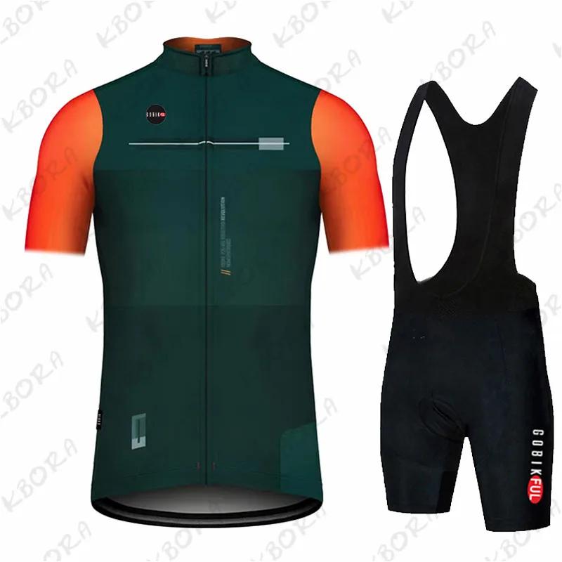 Мужская одежда для велоспорта с коротким рукавом Gobik Mtb Велосипедная форма Майка Велосипед Одежда для велоспорта Мужская 2026 Летний дышащий велосипедный костюм Комплект