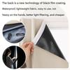 Solid Color Blackout Curtains Self-adhesive Insulation Curtains Window Drapes  for Bedroom Bathroom