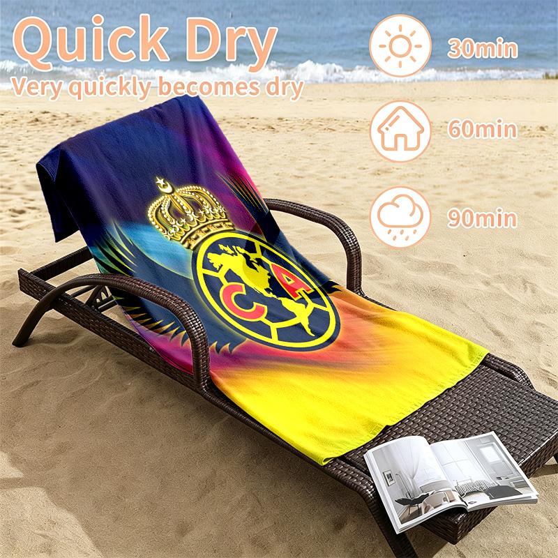 Club America Beach towels also serve as bath towels summer essential a musthave for the outdoors the beach and the pool