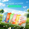 Disposable Card-Type Colorful Raincoat, Compressed and Portable, Drawstring Closure, Heavy-Duty, Extra-Long, Outdoor Travel Poncho