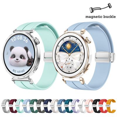 Ремешки для часов Huawei Smartwatch GT5 GT5 Pro 41 мм 42 мм Силиконовые аксессуары для Huawei GT5/GT5 Pro 18 мм Универсальные ремешки для часов