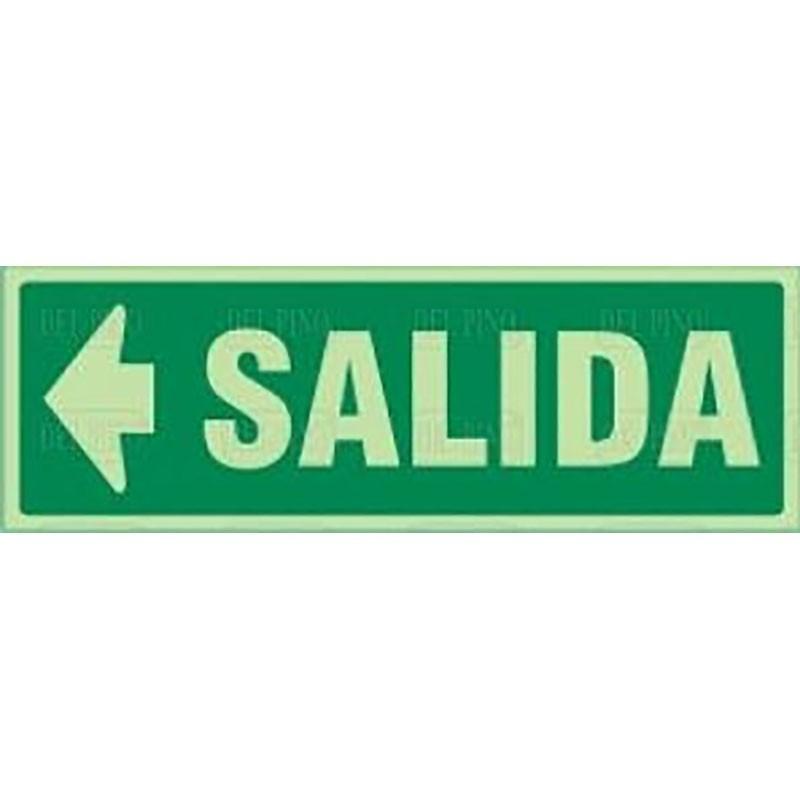 DUVER SIGN 1018 PLAST.297x105''EXIT''LEFT.LIGHT. LEFT EXIT (LETTER)