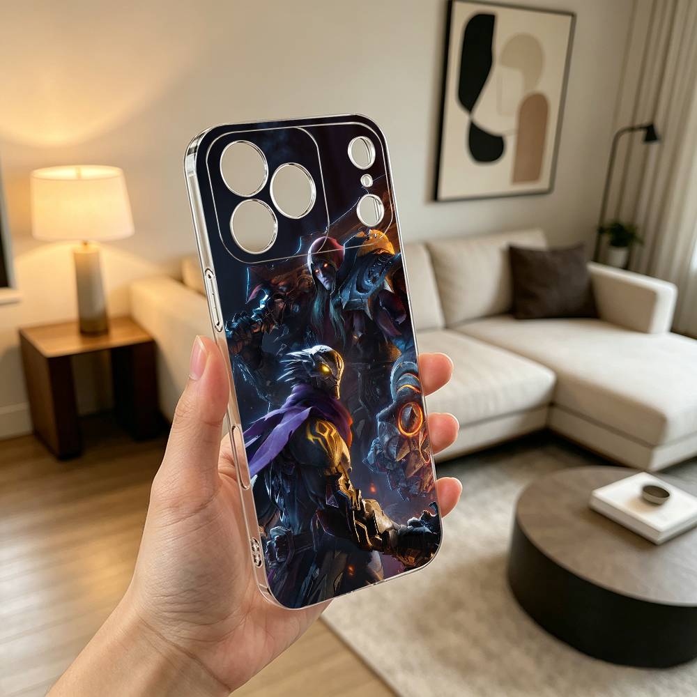 Чехол для телефона D-Darksiders для iPhone 17 16 15 14 13 12 11 Mini Pro Max Plus Прозрачный чехол