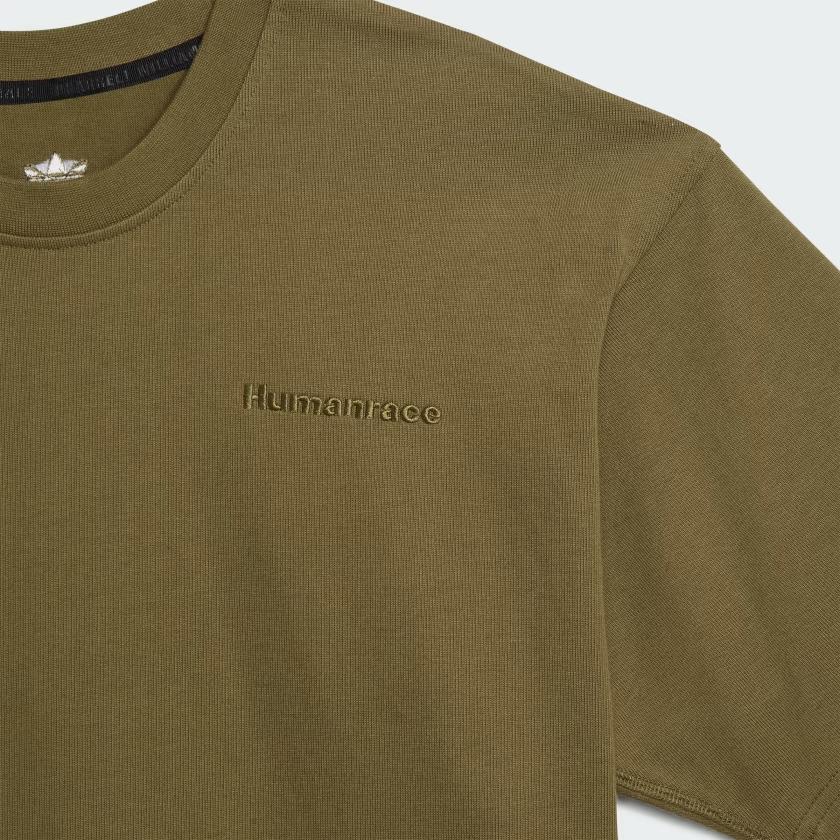 Adidas Pharrell Williams Basics Shirt T Shirt Unisex Green HB8814