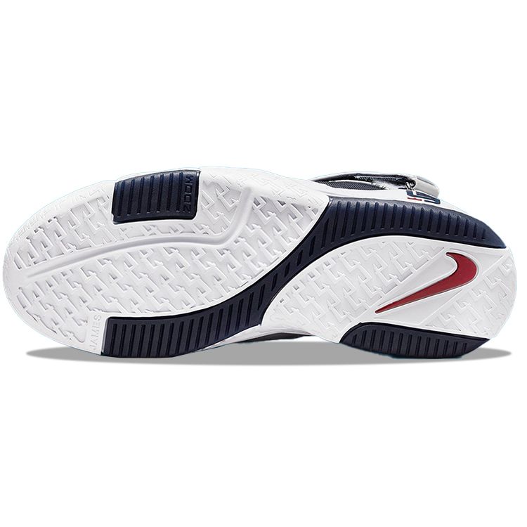 Nike Увеличить LeBron 2 Retro USA 2022 Мужские кроссовки White Midnight-Navy Varsity-Crimson DR0826-100