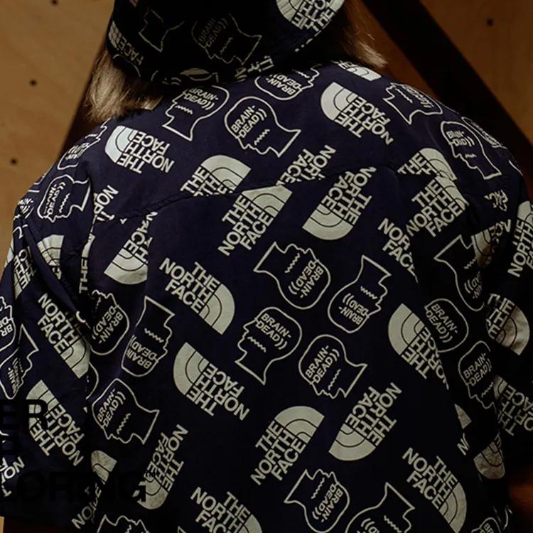 THE NORTH FACE Brain Dead Boxy Mountain Shirt (Unisex) Shirts 529V WF3