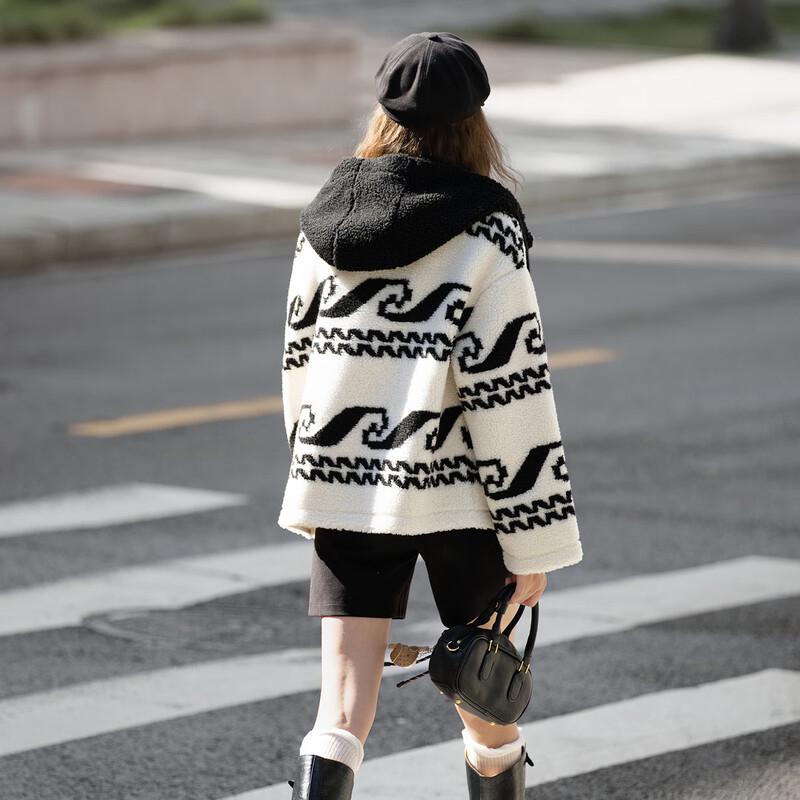 Короткая зимняя куртка TonLion 2025 с капюшоном из искусственного меха