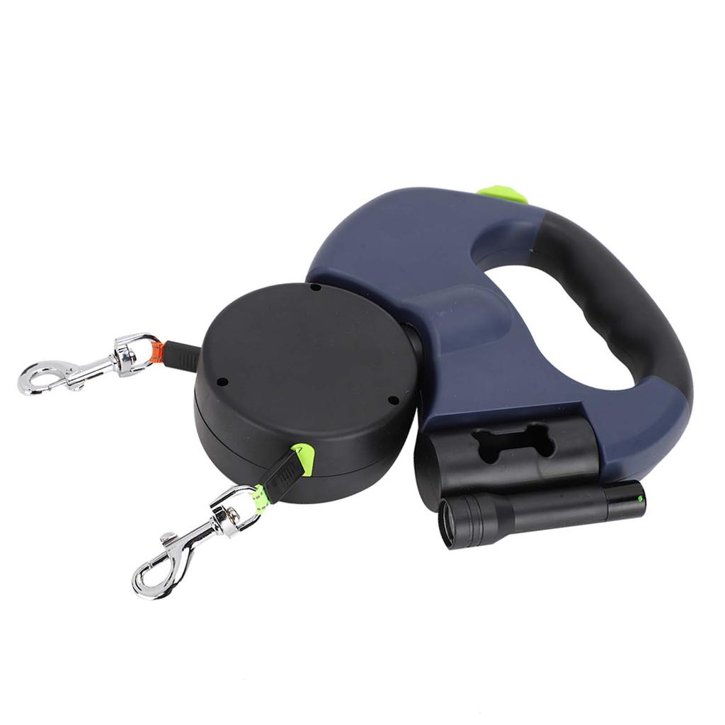 Pet Walking Automatic Extendable Flexible Dog Cat Traction Rope Dual Headed Hand Holding with