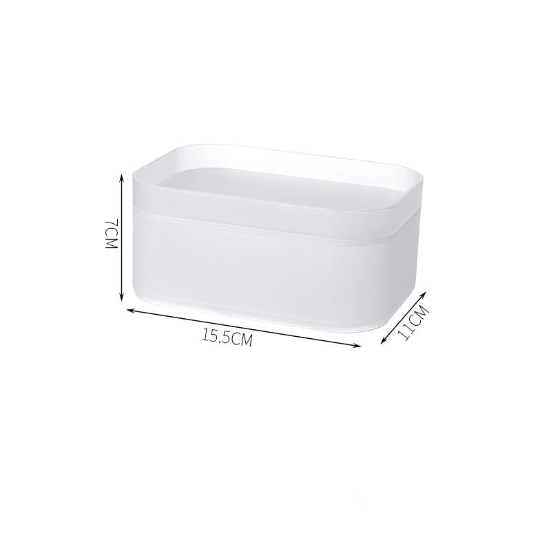 Органайзер для макияжа для косметики, большая вместительная коробка для хранения косметики, настольная ювелирная коробка для лака для ногтей, пластиковая матовая сетка для макияжа