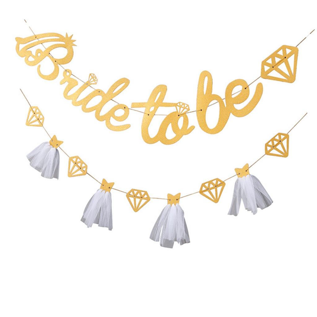 Украшения для девичника, баннер для невесты, гирлянда для невесты с серебряными блестками и бриллиантами на свадебное платье для вечеринки-свадебника, украшения для вечеринки