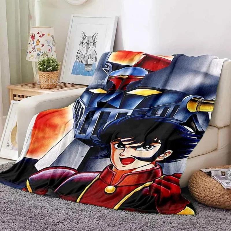 Mazinger z UFO Robot Grendizer фланелевое одеяло мультфильм аниме дети мягкий чехол легкий кровать диван стул одеяло