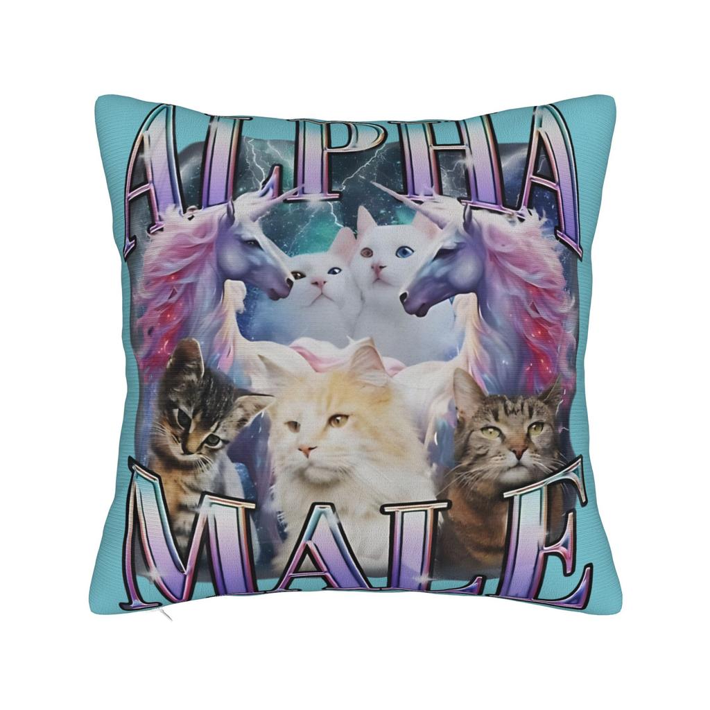 Candy Unicorn Party Pillow Cover Morden Pillow Case For Sofa Car Home Decor Comfy Cushion Cover Birthday Present