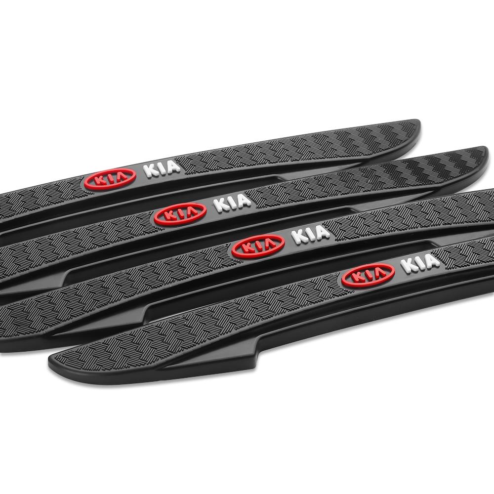 AANI1 4pcs Car Door Edge Protector Stickers Anti Collision Strips For Kia Rio Picanto Sportage Niro Morning Ceed ProCeed Optima Seltos