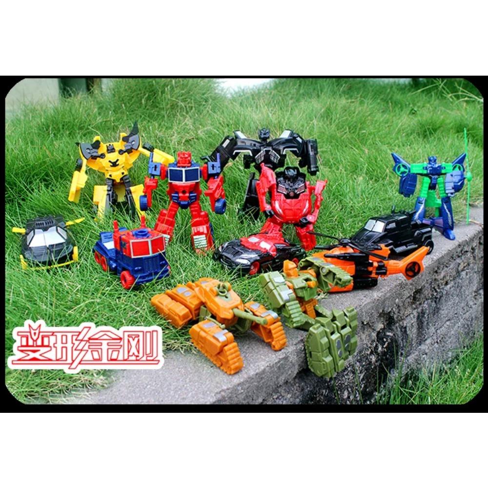 Трансформация Деформация Робот Желтая Машина Совместимая Модель Строительство Детский Блок Хобби Модель Машины Раннее Образование Детская Игрушка