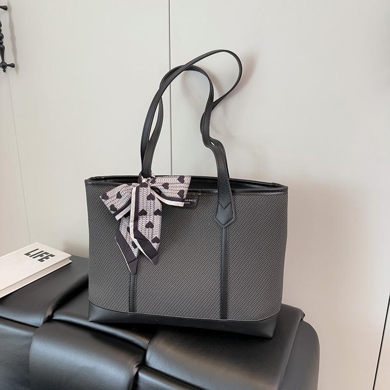 Сумка большой вместимости женская новая высококлассная сумка через плечо для студентки, универсальная портативная сумка-тоут для поездок на работу