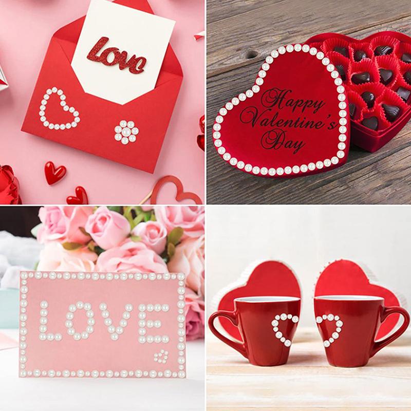 1 лист пластиковых полукруглых жемчужных декоративных наклеек для Diy лица, красоты, макияжа, дизайна ногтей, аксессуары для волос для мобильного телефона