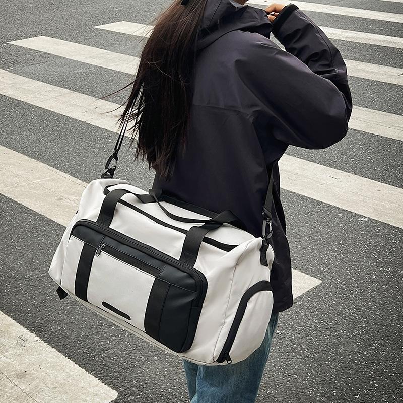 Модная повседневная дорожная сумка для деловой поездки, многофункциональная, большой вместимости, отделение для обуви, ручная дорожная сумка, разделение сухого и мокрого, фитнес-сумка