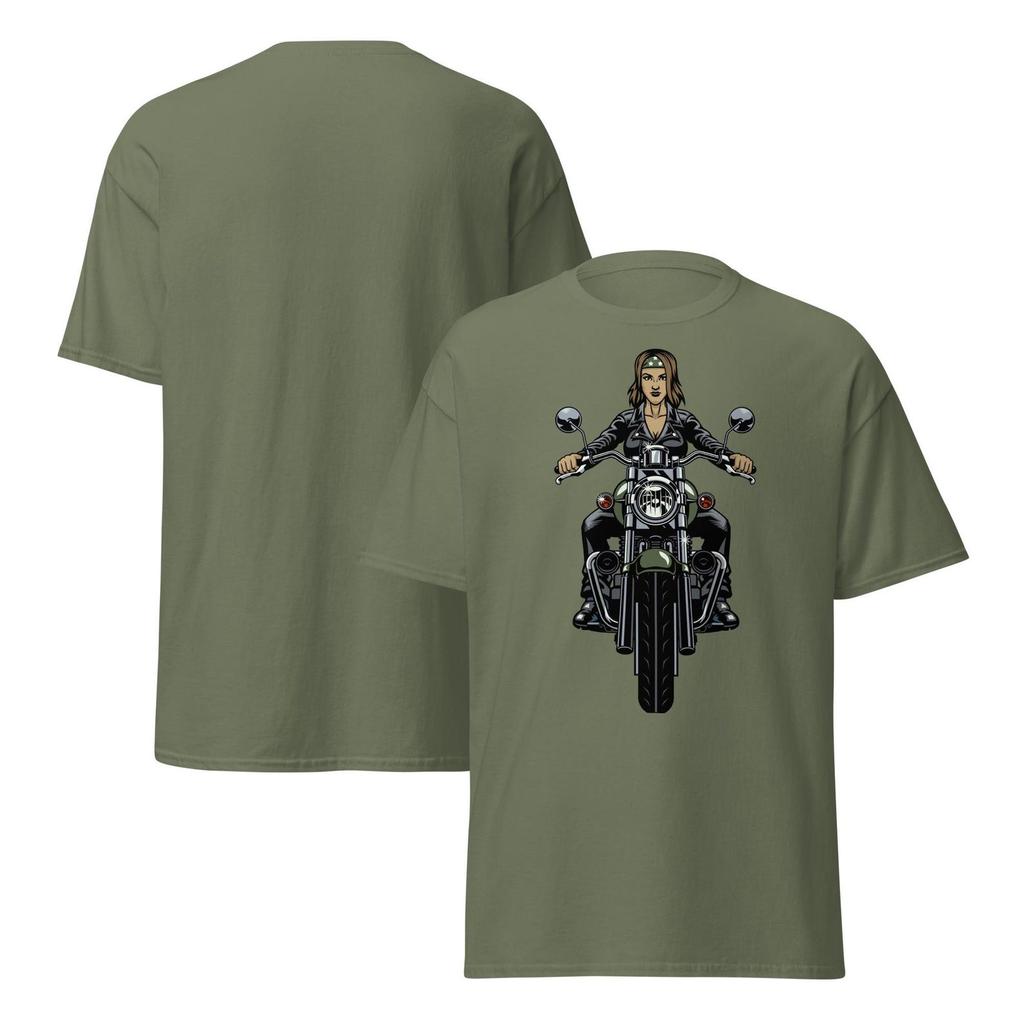 Radiant Sunburst Custom Motorcycle Just Ride T-Shirt Design T-shirt