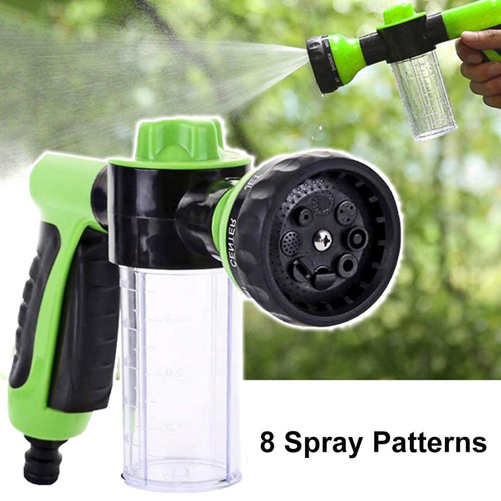 Portable Auto Foam Lance Water Gun High Pressure 3 Grade Nozzle Jet Car Washer Sprayer Cleaning Tool Hose Nozzle Soap Dispenser