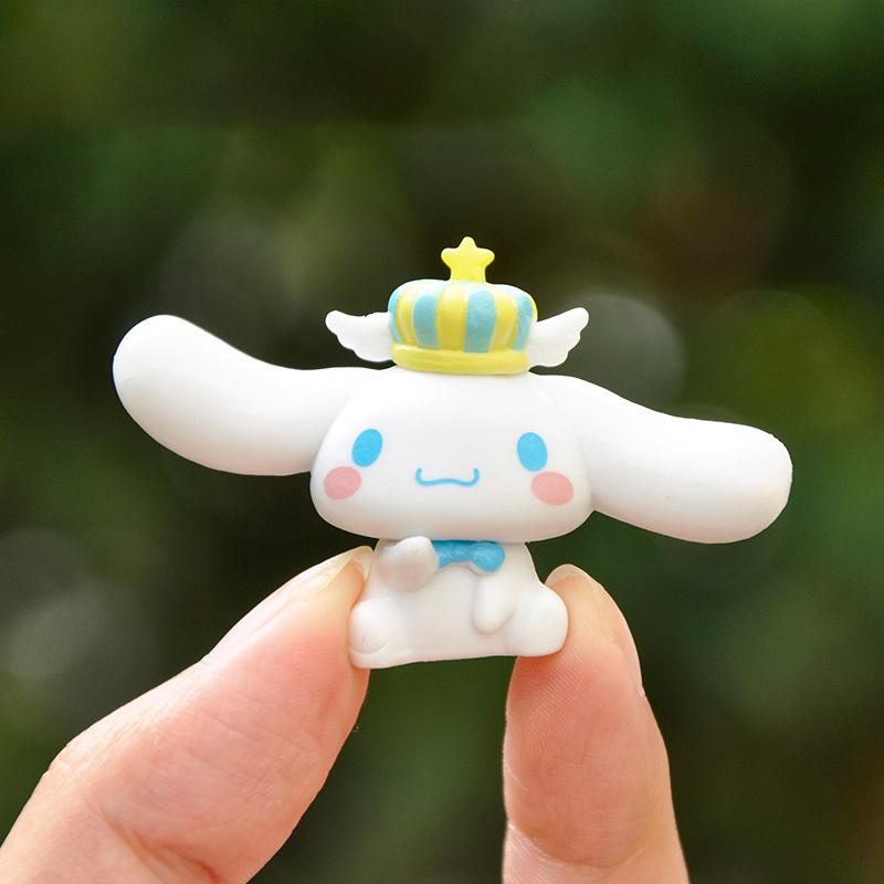 Sanrio Cinnamoroll Кроссдрессинг Мелоди Куроми Hello Kitty Мультяшная Милая Кукла Аниме Фигурка Сделай Сам Декоративные Аксессуары Игрушка Подарки