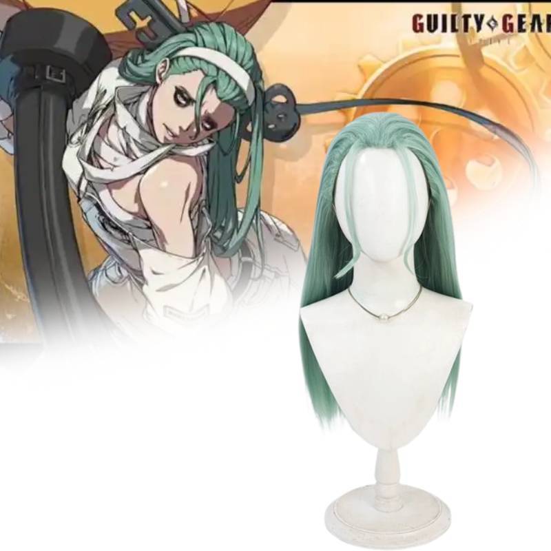 Костюмная парика для косплея Guilty Gear A.b.a Cos с длинными корнями, обрамляющая лицо
