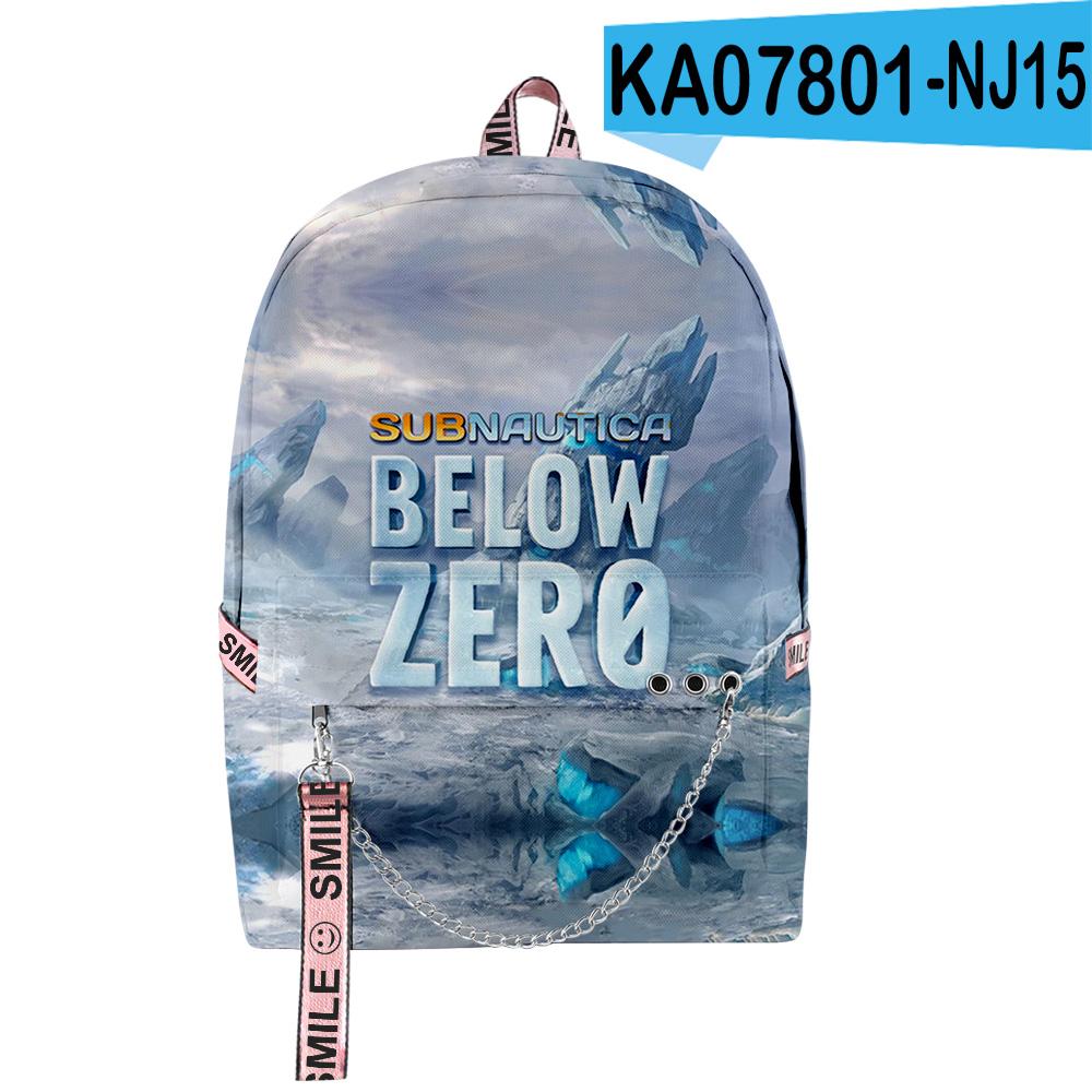 Популярные Молодежные Школьные Сумки Унисекс Subnautica Below Zero Дорожные Сумки 3D Печать Оксфорд Водонепроницаемые Рюкзаки на Плечо для Ноутбука