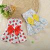 Pet Dress Sleeveless Soft Thin Style Floral Print Small Dog Cat Clothing for Summer