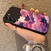 Funda Phone Cover Case for Samsung Galaxy S25 Note 20 8 9 10 S26 S24 Plus S23 S21 FE S20 Ultra S10 S9 Black Cat Starry Night