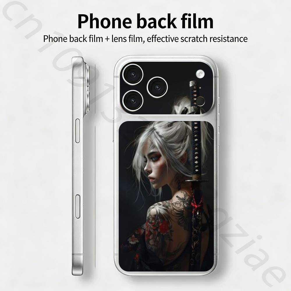Живопись эпохи Возрождения Наклейка-пленка Full Cover Skin Wrap 3D Цветная Задняя Защитная Наклейка для iPhone 17 pro Max /17 pro