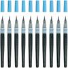 Киточка-перо Pentel Pentel Brush, Экстратонкая, Черная, 10 шт., XFL2F (10)