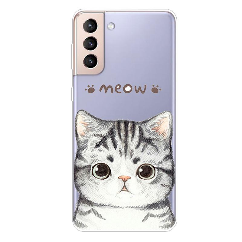 Чехол для Samsung S21 FE ТПУ Силиконовый Мягкий Прозрачный Чехол для Samsung Galaxy S 21 / S21 Plus 5G Обложка S21 Ultra FE Прозрачный Чехол