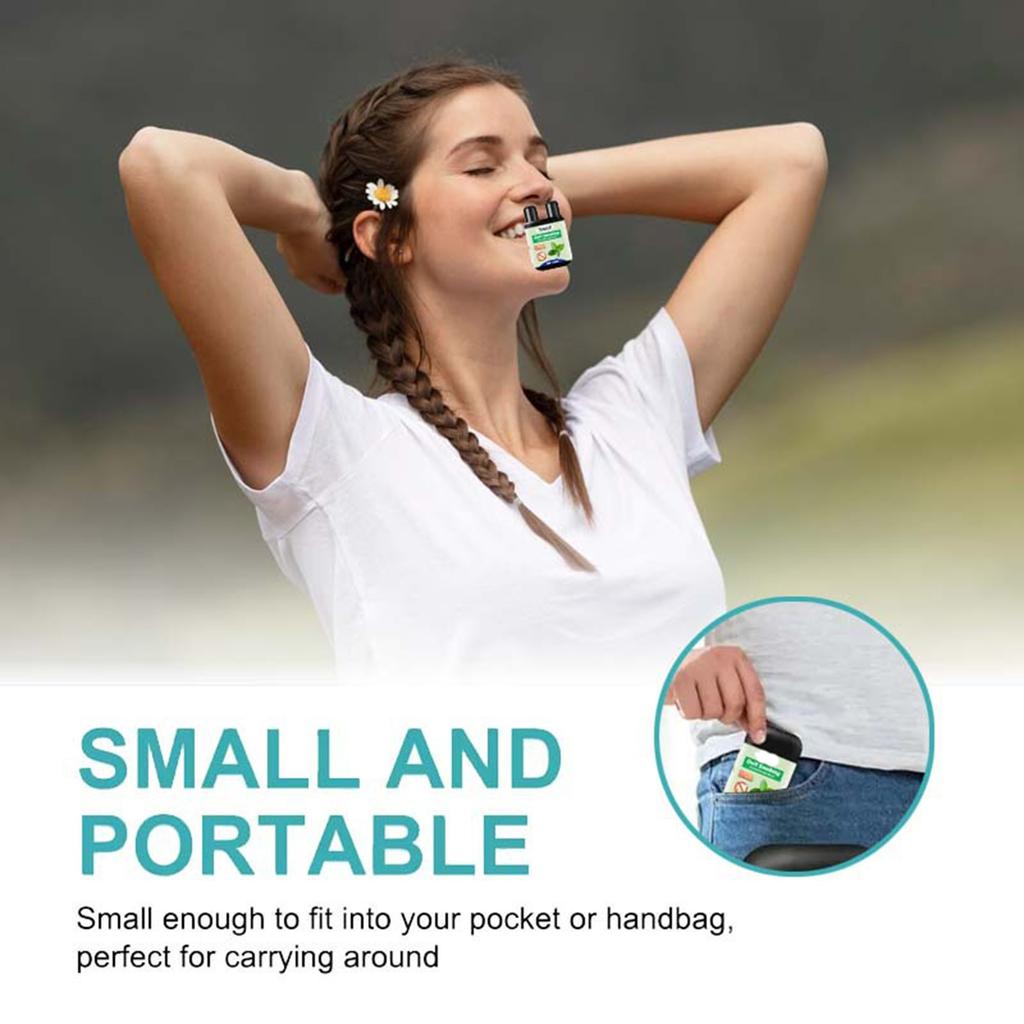 Назальная палочка с двумя отверстиями для предотвращения сонливости во время вождения Масло для назальных ингаляций