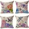 Dreamy Poetry In Pillowcases Cover Bedroom Sofa Decoration Polyester Cushion Cover with Zipper