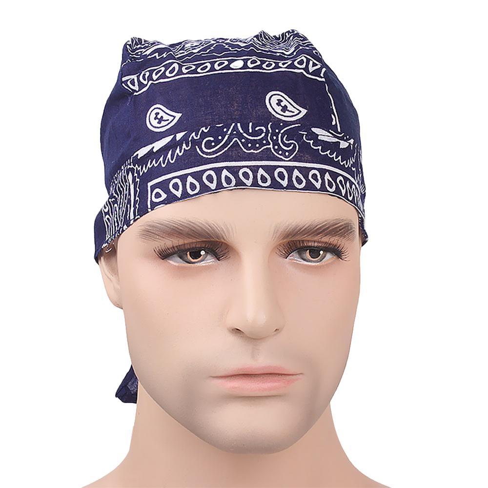 Adjustable Elastic Cotton Cancer Chemo Hat Pirate Hat Hair Loss Cap MuslimTurban Headscarf Bandana