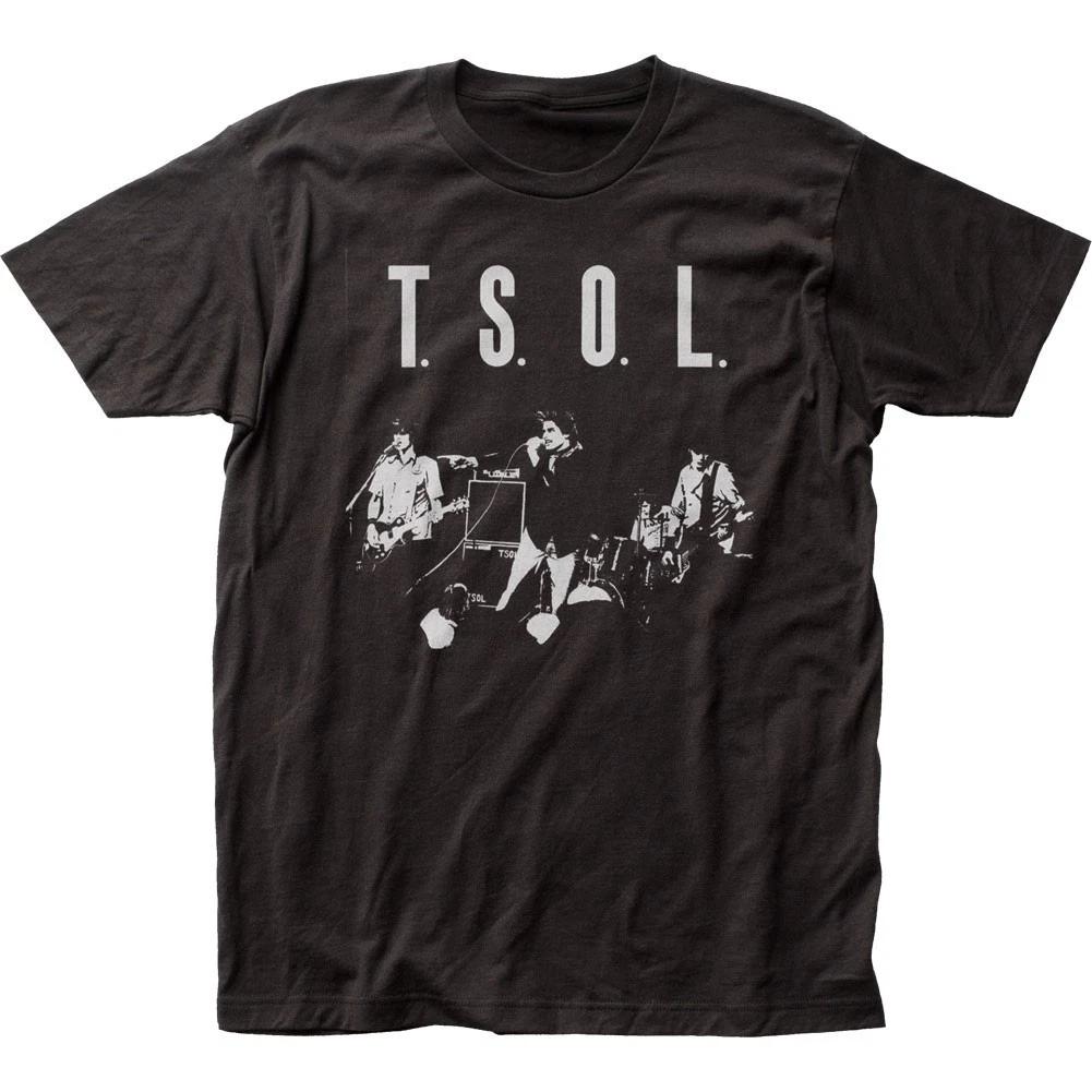 T.S.O.L. EP Cover Mens T Shirt Music Classic Concert Rock Band Tee New Black