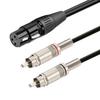 Luxferre XLR To RCA Converter Cable, RCA To XLR Converter Cable, Canon RC A Cable, 1m, Canon Female To Canon Female, Oxygen-Free Copper Cable, Highly