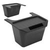 Rear Center Storage Box Large Capacity Black Neat Storage Center Console Insert Organizer Replacement For Tesla Model Y