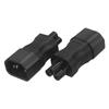 IEC320 C14 to C5 Power Conversion Plugs Adapter Blossom Shape C14 Male to C5 Female Power Expansion Adapter