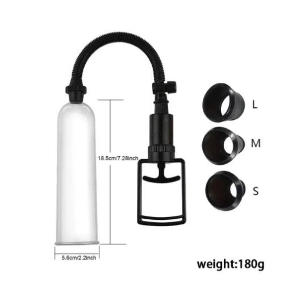 Male Penis Pump Manual Penis Enlarger Enhancement Erection SexToys For Man Vacuum Pump Big Dick Trainer Male Lasting Masturbator