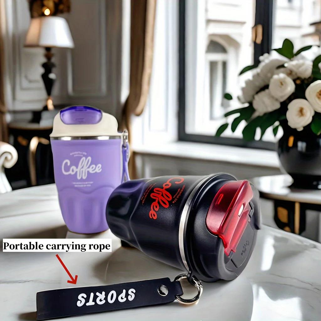 360 мл Высокая красота Студенческая машина для воды Подарок Кофейная кружка 304 Нержавеющая сталь Изолированная кружка