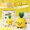 Веселые микрочастичные строительные блоки Happy Eat and Play Series Яркий авокадо ананас детские развивающие игрушки для сборки
