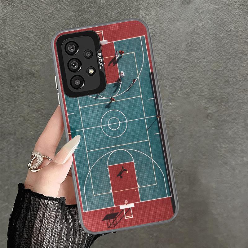 Basketball Sports Aesthetics Shockproof Phone Case for Samsung A17 A16 A15 A14 A37 A57 A36 A56 A26 A35 A55 A25 A34 A54 A24 A13 A