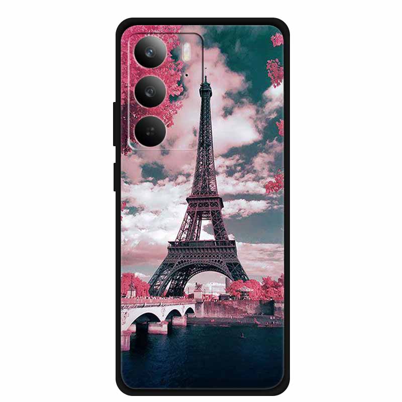 Чехол для телефона из ТПУ для Realme C75 C75X 4G Мягкие силиконовые чехлы Задняя крышка с мультяшными узорами Funda C 75 RMX3941 Модный роскошный бампер