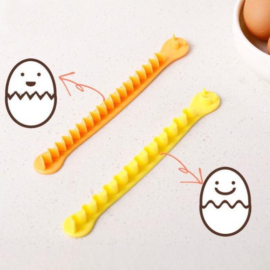 2 шт. Слайсеры для яиц Кружевной нож для яиц Хорошее качество Без запаха Термостойкий Резка вареных яиц Цветочный стайлер Инструменты для приготовления завтрака Домашняя кухня Нарезка яиц KTY