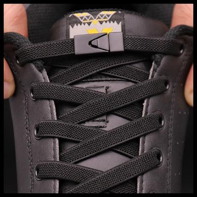 NO.8 новые шнурки с застежкой без завязок, эластичные шнурки, кроссовки без завязок, шнурки для обуви для детей и взрослых, расширенные плоские шнурки 8 мм для обуви