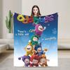 Мультяшное фланелевое одеяло с узором O-Oddboded, супермягкое покрывало для спальни, декоративное, новинка, покрывало для кровати, дивана