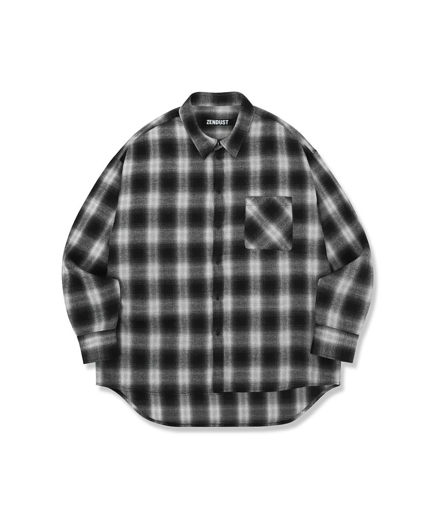 ZENDUST Michelle Check Shirt Black