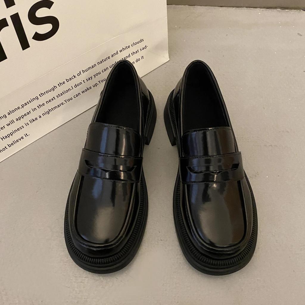 Модные коричневые лоферы женские, обувь для японских школьниц, униформа JK, обувь с круглым носком для женщин и девушек, ретро, с круглым носком, обувь для косплея Лолиты, Mujer